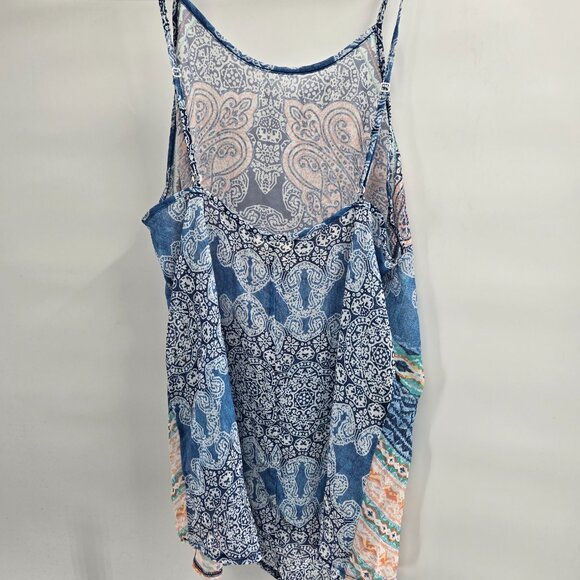 Ocean Pacific OP Swimsuit Cover Sheer Hi-Low Sleeveless Juniors Large - Picture 3 of 5